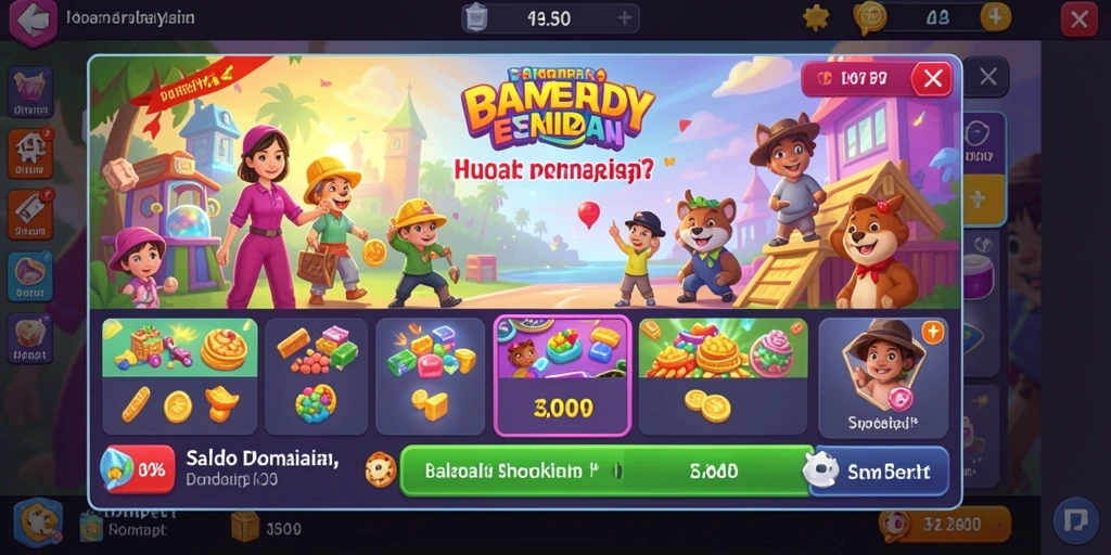 Grafis yang memukau dan penuh warna.