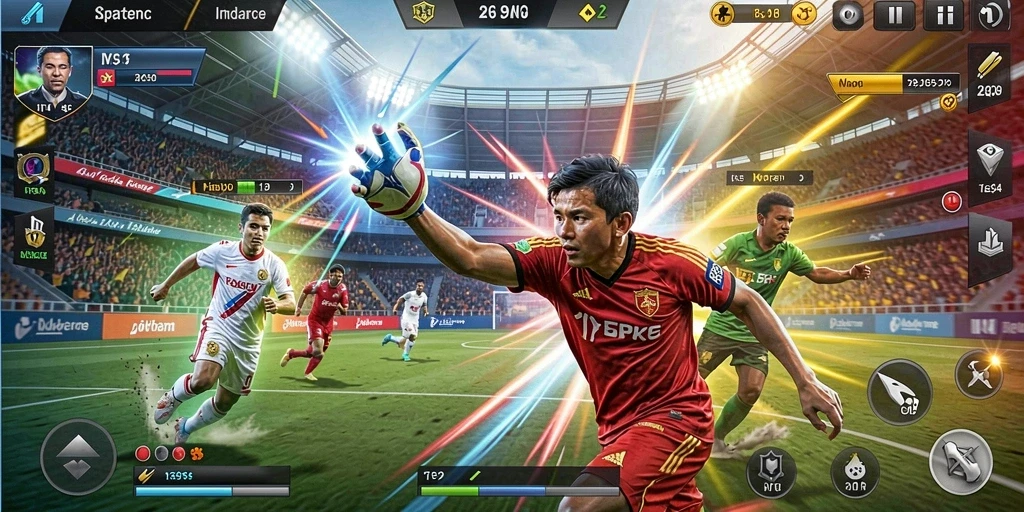 Momen seru dalam pertarungan multiplayer.