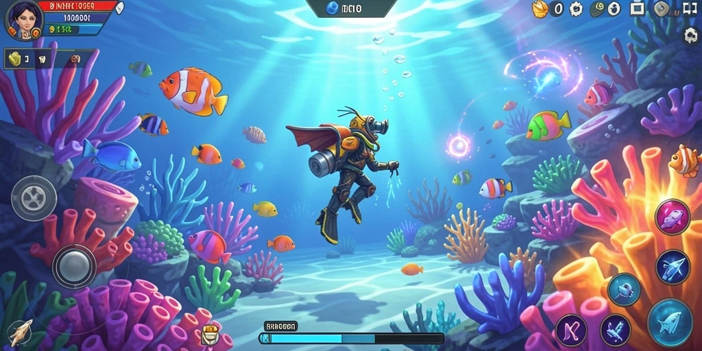 Tangkapan layar dari mode multiplayer yang kompetitif.