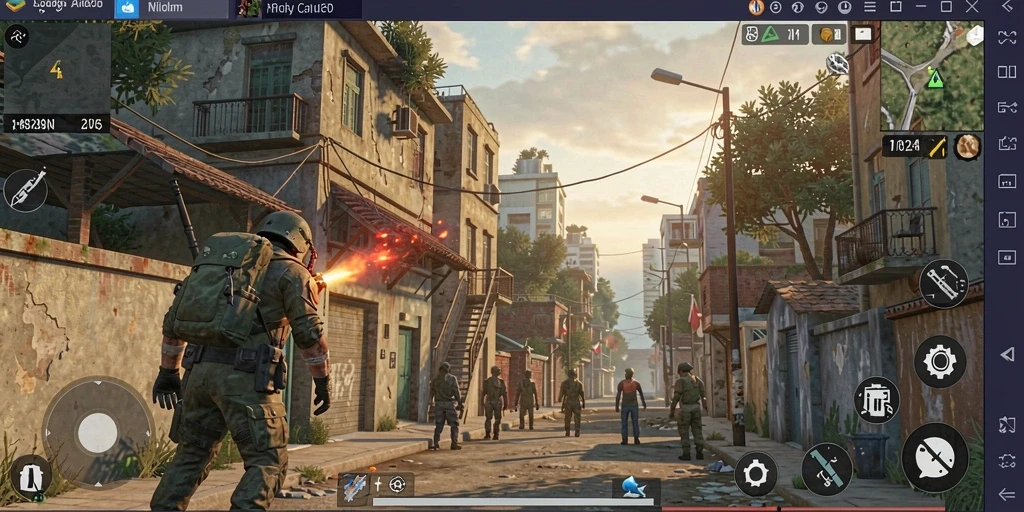 Fitur multiplayer yang memungkinkan interaksi dengan pemain lain.