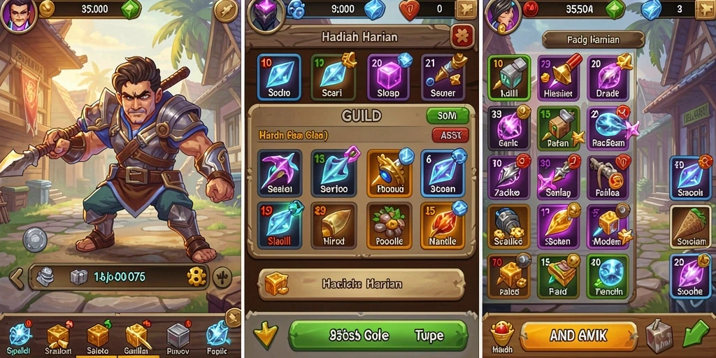 Screenshot menunjukkan karakter unik dalam game TT789.